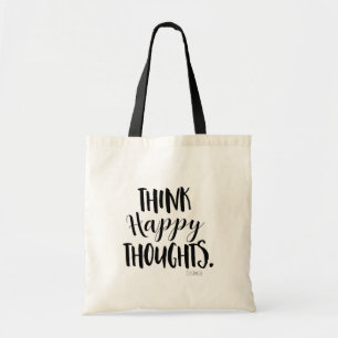 DENK HAPPY THOUGHTS GEpersonaliseerde Aangepast Tote Bag