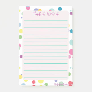 Denk het, Schrijf het Notitieblok Post-it® Notes