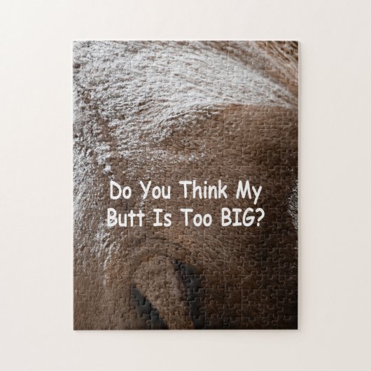 Denk je dat mijn Butt te groot is? Buffalo Butt Legpuzzel (Verticaal)