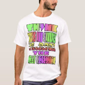 Denk je dat sokken en sandalen slecht zijn? t-shirt (Voorkant)