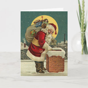 Denk je echt dat mijn dikke kont zal passen? kerst feestdagen kaart