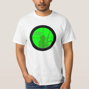 Denk lokaal aan globaal handelen (nachtbereik) t-shirt