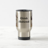 Denk middeleeuws reisbeker (Center)