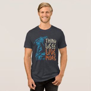 Denk minder Leef meer Tri-Blend Shirt
