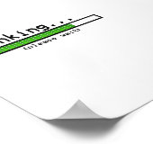 Denk na, alsjeblieft. poster (Hoek)