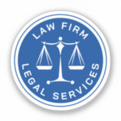 Denk na over gerechtigheid - rechtsclassiek sticker (Voorkant)