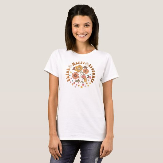 Denk na over het Shirt Goede Vibes Grafisch T-shir (Voorkant volledig)