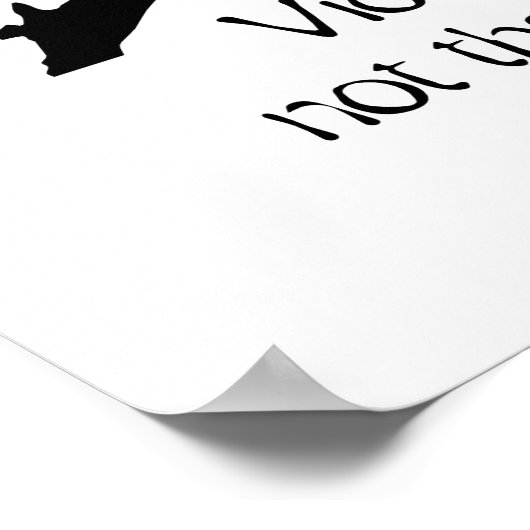 Denk na voordat je Poster begaat (Hoek)