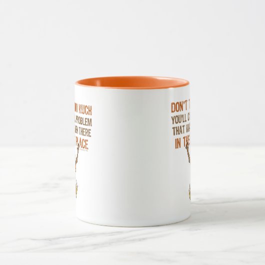 Denk niet te veel mok (Midden)