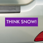 DENK NU! BUMPERSTICKER (Op auto)