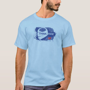 Denk. Ride. Straat (Licht) T-shirt
