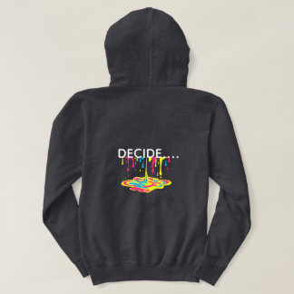 Denk • Voel • Besluit – Abstracte Hersenen & Hart Hoodie