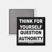 Denk zelf aan een magneet (Voorkant / Achterkant)