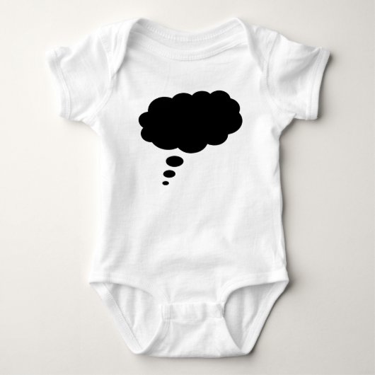 denkbubble01black01 romper (Voorkant)