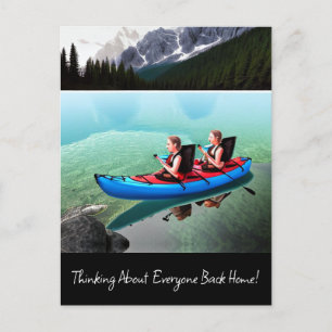 Denken aan iedereen thuis briefkaart