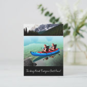 Denken aan iedereen thuis briefkaart (Staand voorkant)