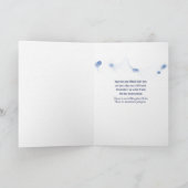 denken aan je gebeten blauw jeklap kaart (Binnen)