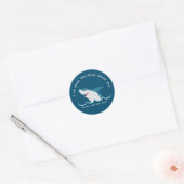 Denken aan je klassieke ronde sticker (Envelop)