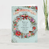 denken aan je op kerst kaart (Voorkant)