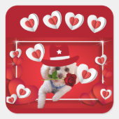 Denken aan je poedel Sticker labels (Voorkant)