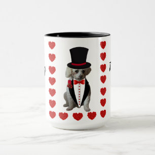 Denken aan je poedel twee Toon koffie Mok