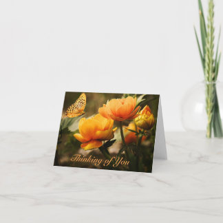 Denken aan je Wenskaart w / Blank Inside Kaart