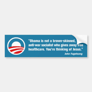 Denken aan Jezus Bumpersticker