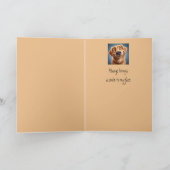 Denken aan jou brengt een glimlach op mijn gezicht kaart (Binnen)