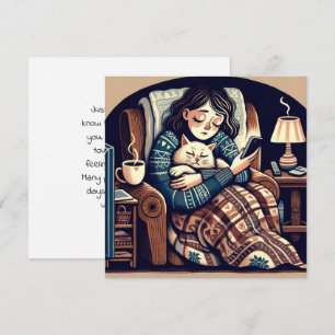 Denken aan jou   Chronisch zieke vriend Kaart