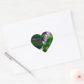 Denken aan jou - Lavendel Art Hart Sticker (Envelop)