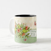 Denken aan jou Mok - Bloemen (Voorkant links)