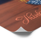 Denken aan jou op het strand poster (Hoek)