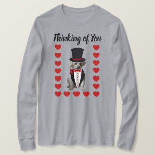 Denken aan jou Poodle Ladies Longsleeve T-shirt