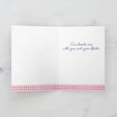 Denken aan jou: verlies van een kip kaart (Binnen)