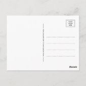 Denken aan jou White Superhero Dog Briefkaart (Achterkant)