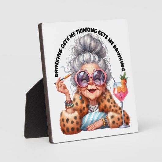 Denken en Drink Fotoplaat (Voorkant)