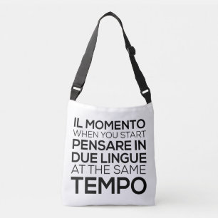 Denken in het Italiaans - Canvas tas