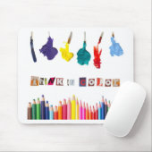 denken in kleur muismat (Met muis)