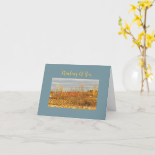 "DENKEN VAN U"/COLORFUL VELD IN AUTUMN KAART
