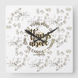 denken vierkante klok