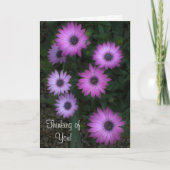 Denkend aan Jou - Roze Bloemkaart Ecc 3:11 Kaart (Voorkant)