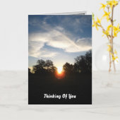 Denkend aan jou, voel je beter kaart (Gele Bloem)