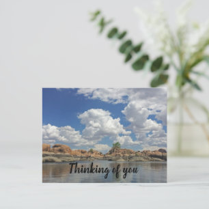 Denkend Aan Jou Vredig Landschap Sympathie Briefkaart