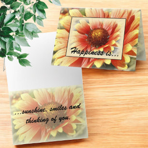 Denkend Aan Jou Zonne Doorweekte Bloem Sjabloon