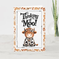 Denkend aan Moo Schotse Hooglander