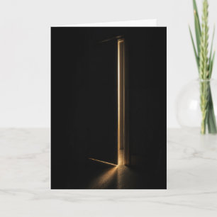 Denkend aan U Lichtstraal in Deuropening Kaart