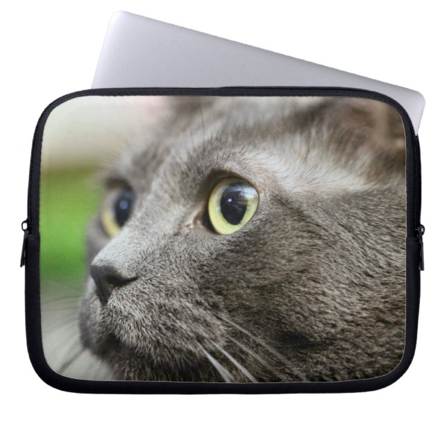 Denkende laptophoes laptop sleeve (Voorkant)