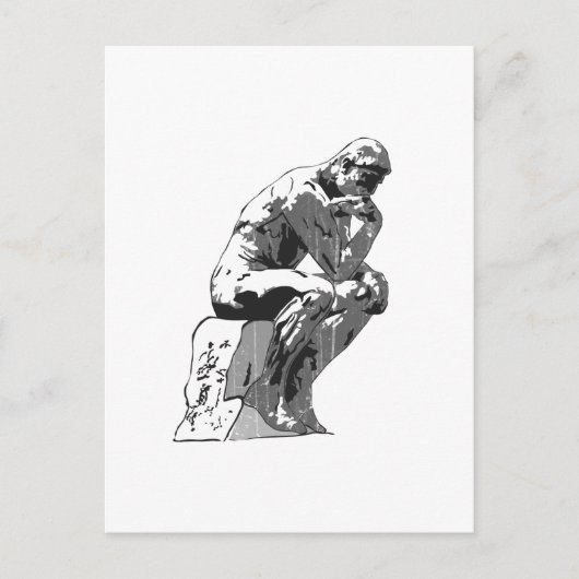 denker briefkaart (Voorkant)