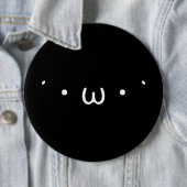 "Denko" (ZWART) Ronde Button 6,0 Cm (In situ)