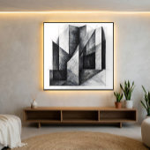 Denkstructuren Canvas Afdruk